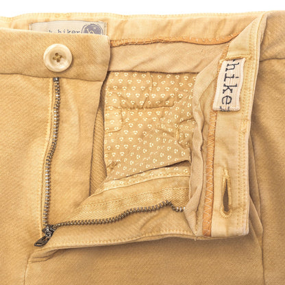 Garment dyed fleece chinos