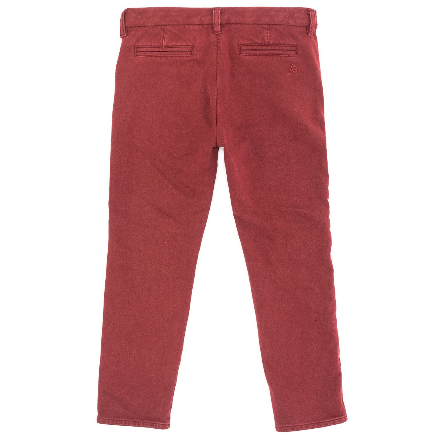 Garment-dyed fleece chinos