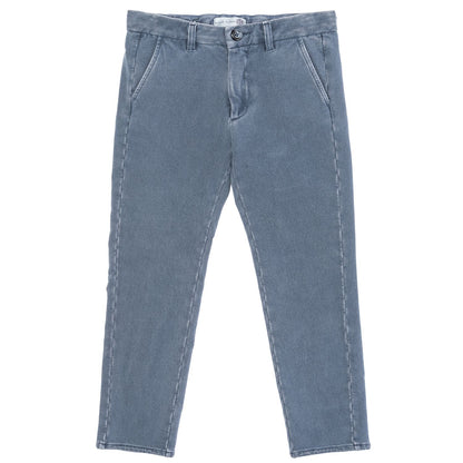 Garment dyed fleece chinos