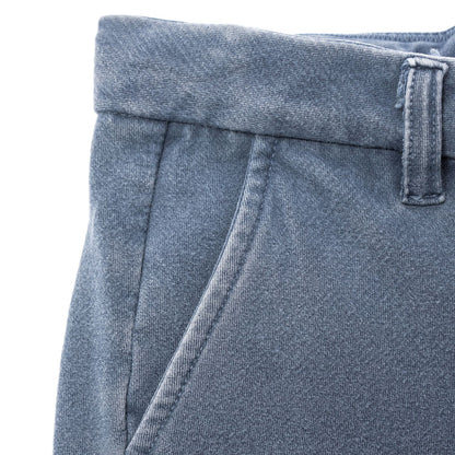 Garment dyed fleece chinos
