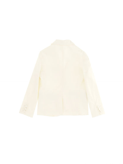 Peak lapel tuxedo jacket