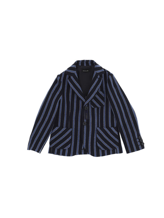 Striped pique jacket