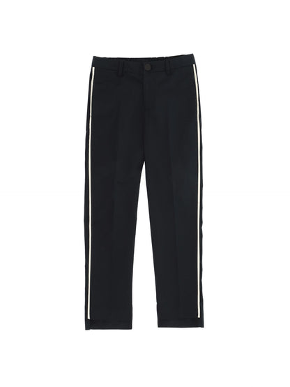 Satin trousers with bands