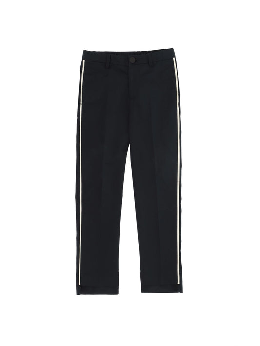 Satin trousers with bands