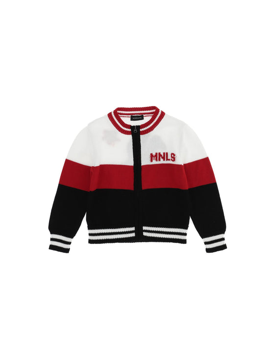 Cardigan Gatto Silvestro fasce colorate