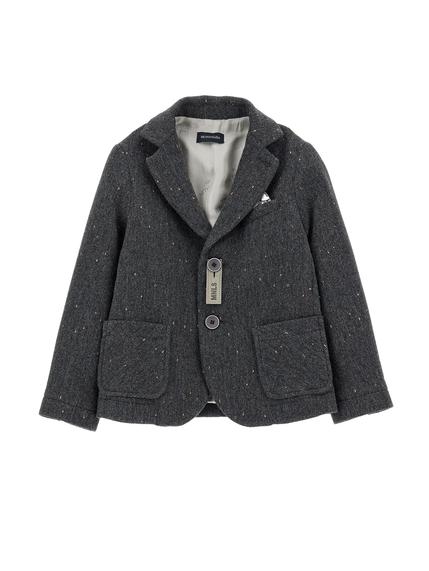 Blazer spigato due bottoni