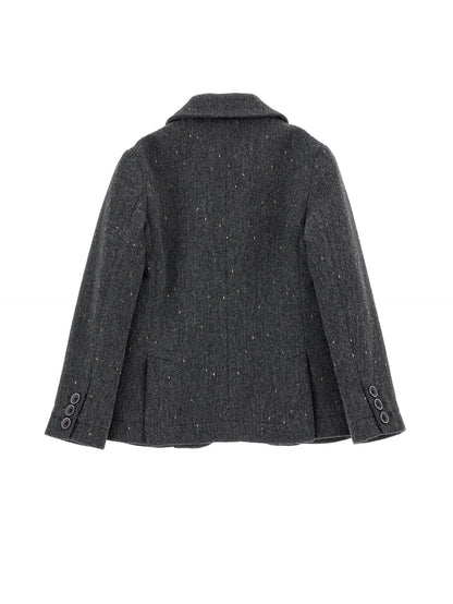 Blazer spigato due bottoni