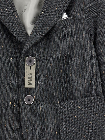 Blazer spigato due bottoni