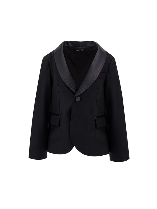 Classic jacket with satin details