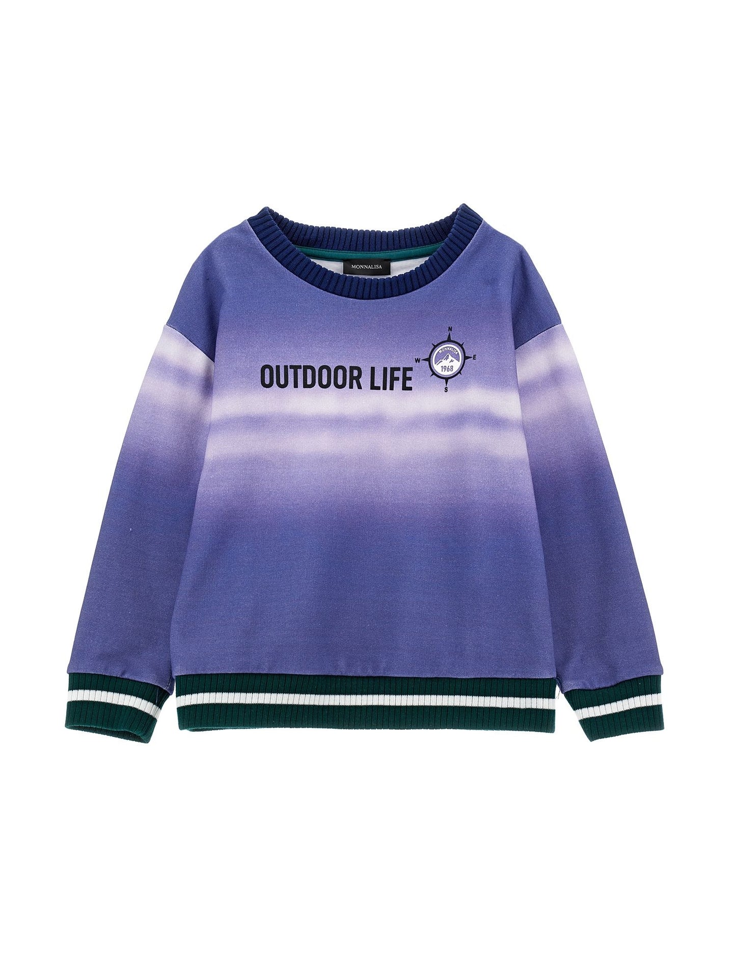 Degradé crewneck sweatshirt