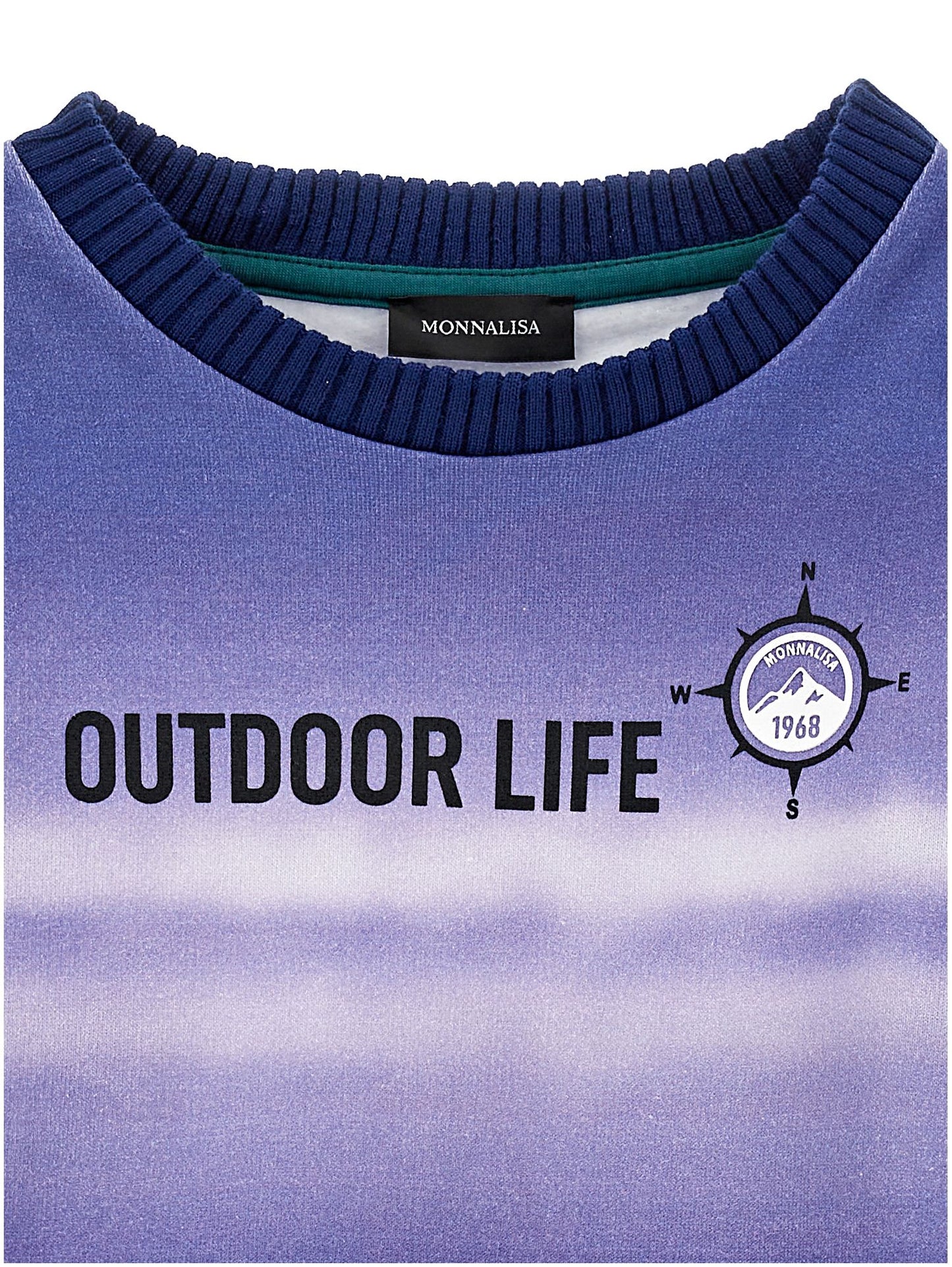 Degradé crewneck sweatshirt