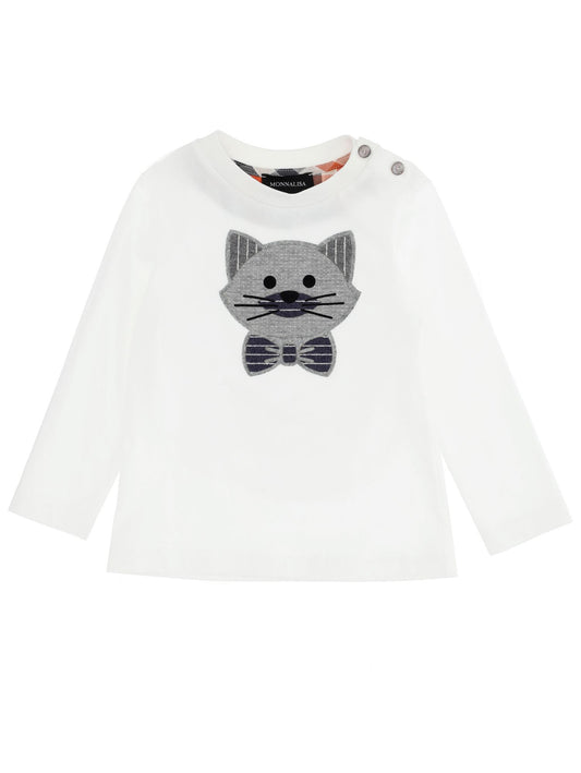 T-shirt jersey maniche lunghe Aristogatti