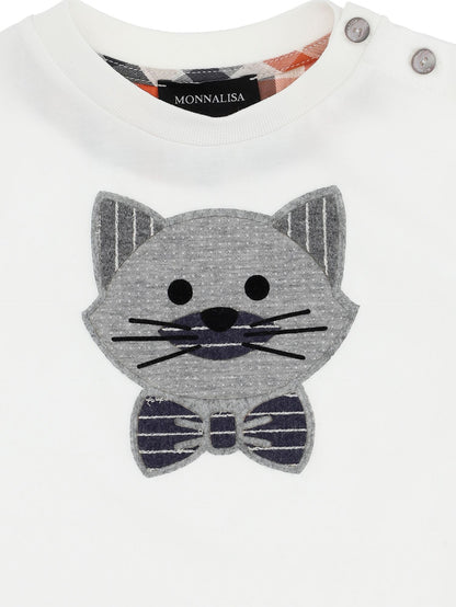 T-shirt jersey maniche lunghe Aristogatti