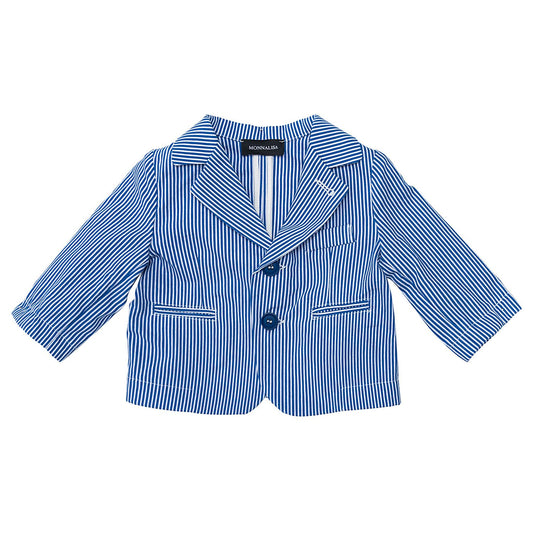 Giacca a righe in cotone