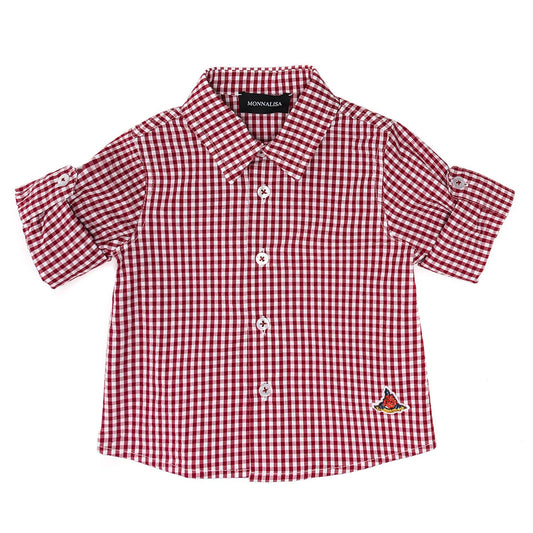 Camicia a quadri vichy