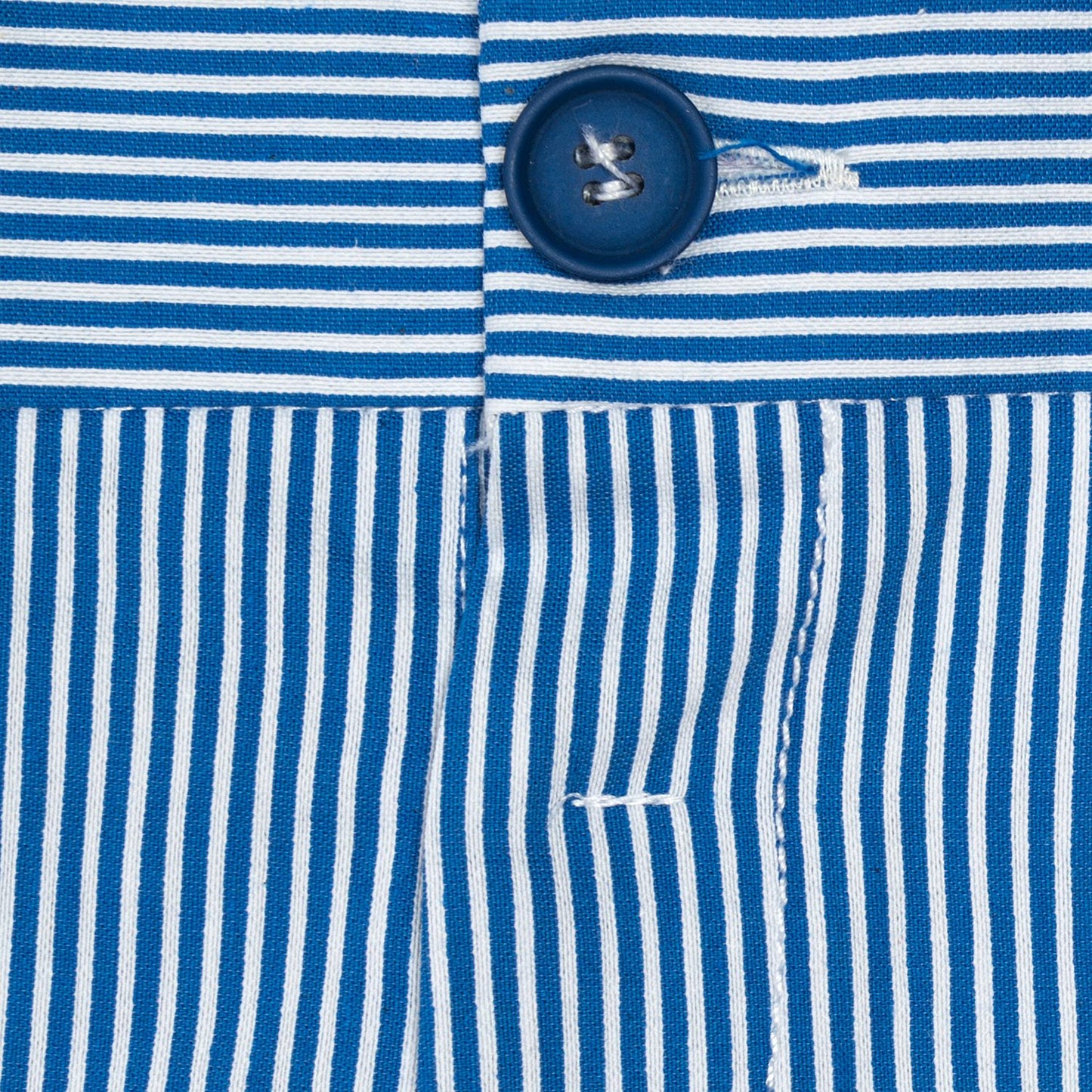 Pantaloncini in cotone a righe