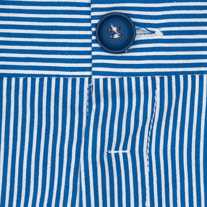 Pantaloncini in cotone a righe