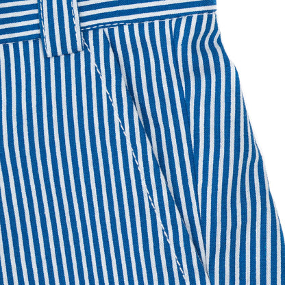 Pantaloncini in cotone a righe