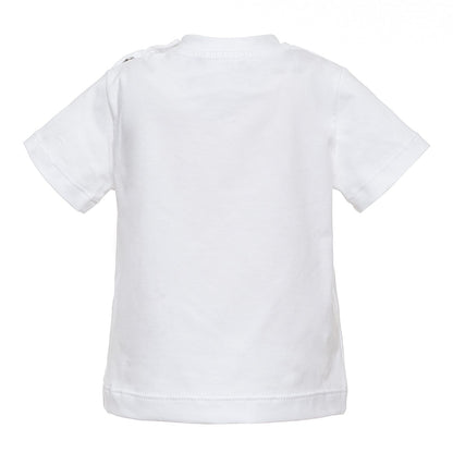 T-shirt in cotone con stampa Summer