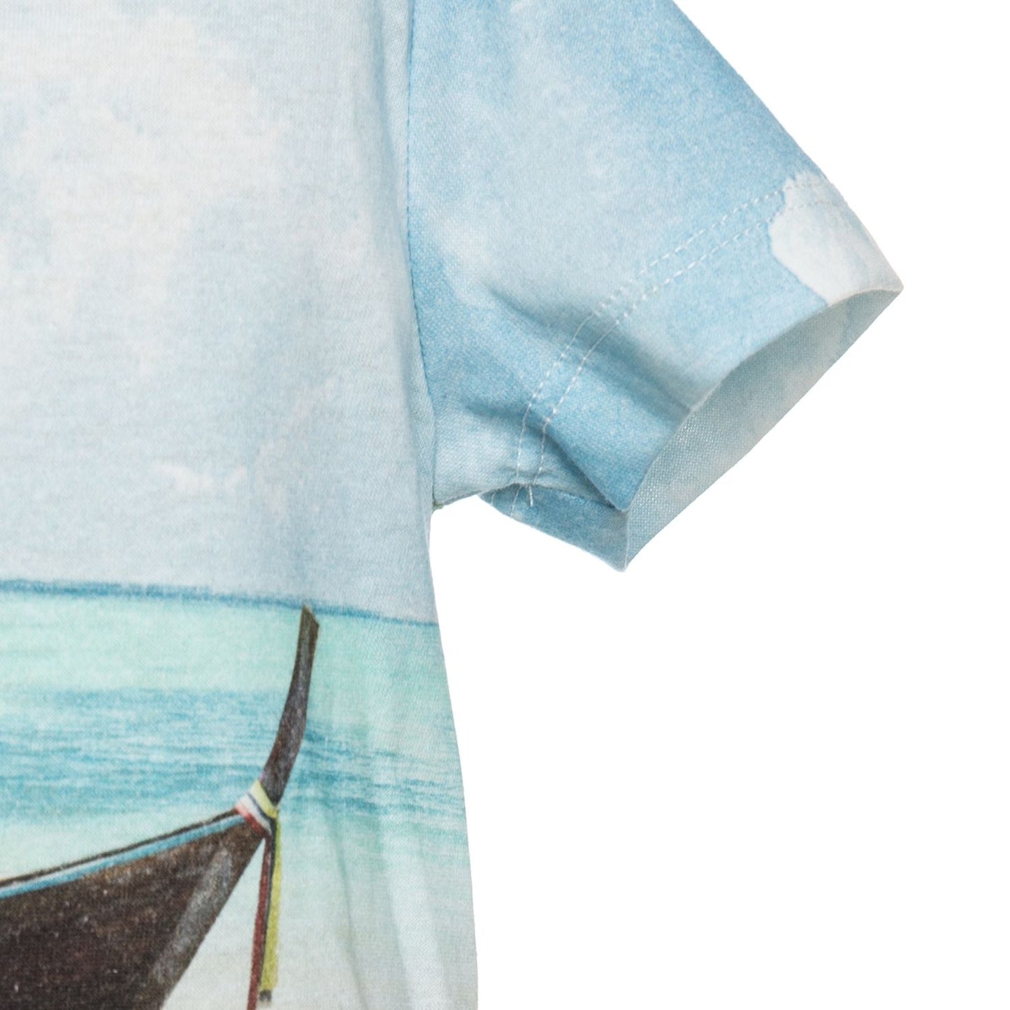 T-shirt cotone Hawaii con stampa