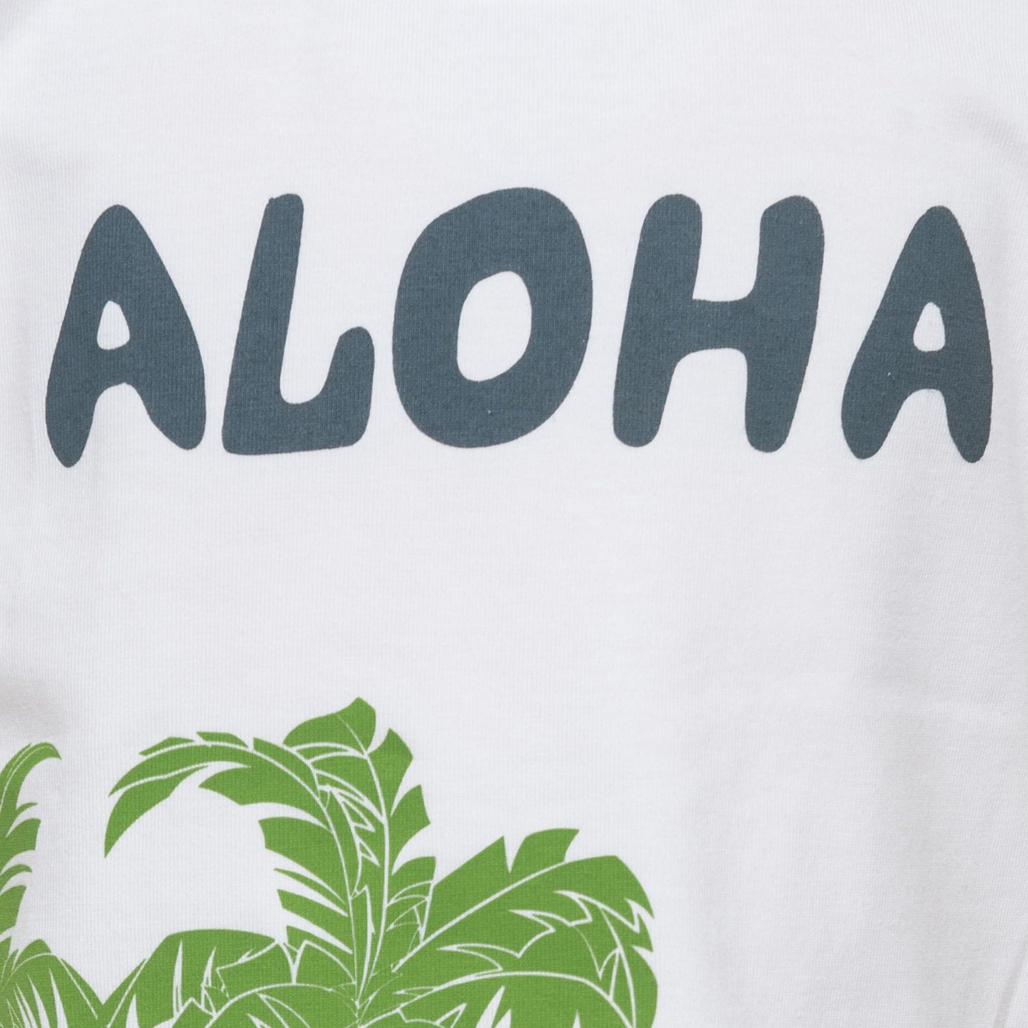 T-shirt cotone e stampa palme