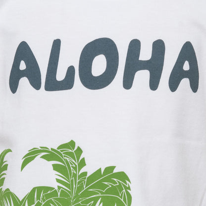 T-shirt cotone e stampa palme