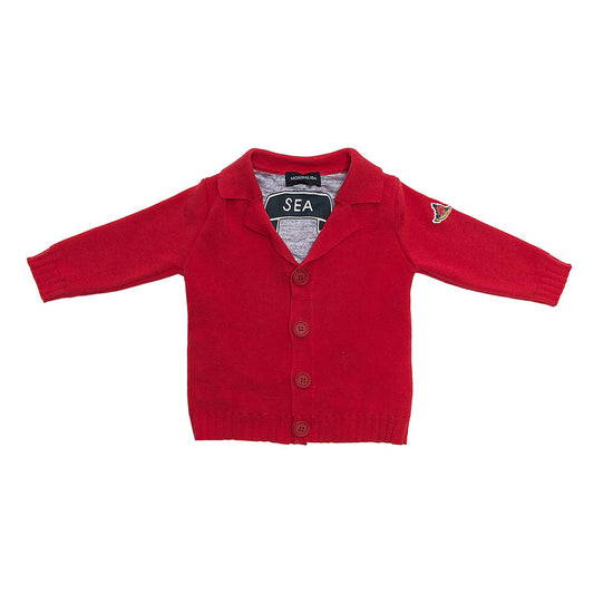 Knitted cotton cardigan