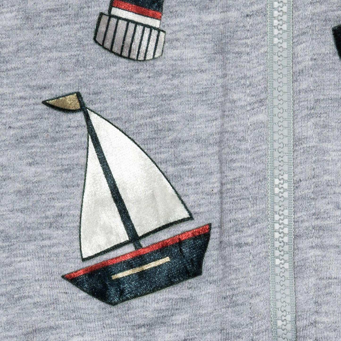 Felpa aperta in cotone