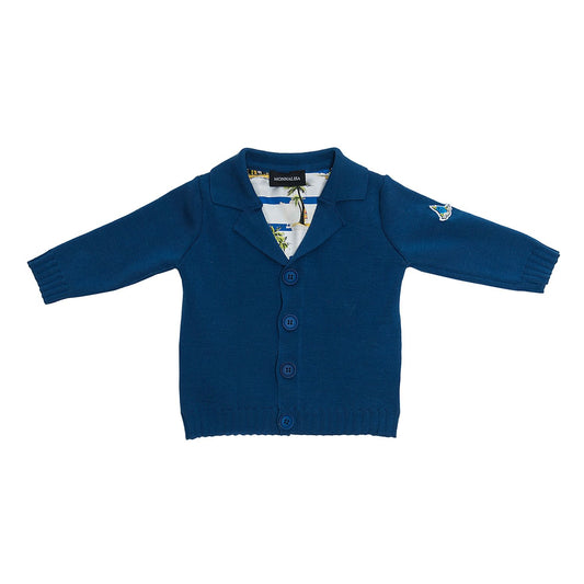 Cardigan in cotone maglia