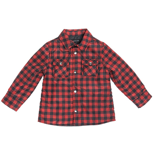 Piumino bebè tartan