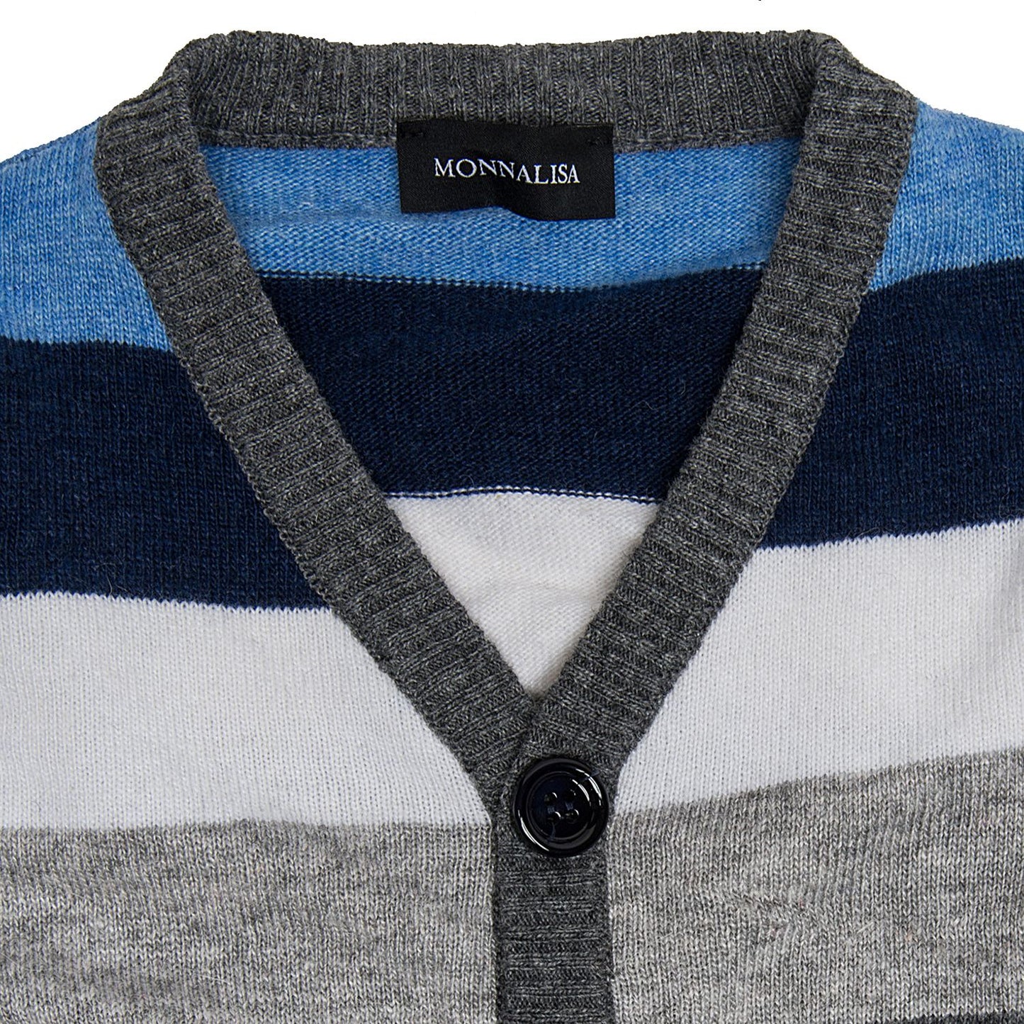 Cardigan multicolor righe