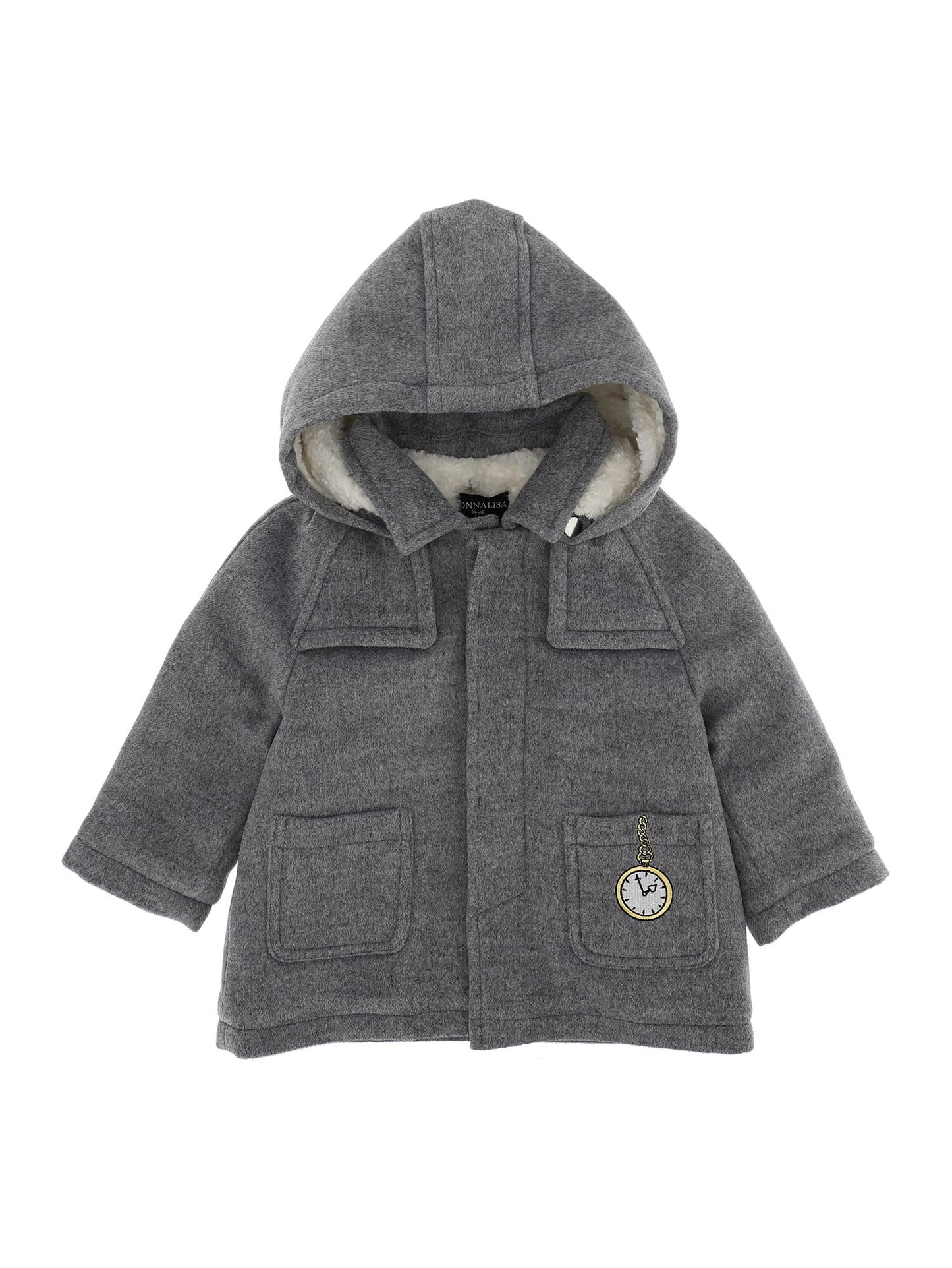 Cappotto panno ricami