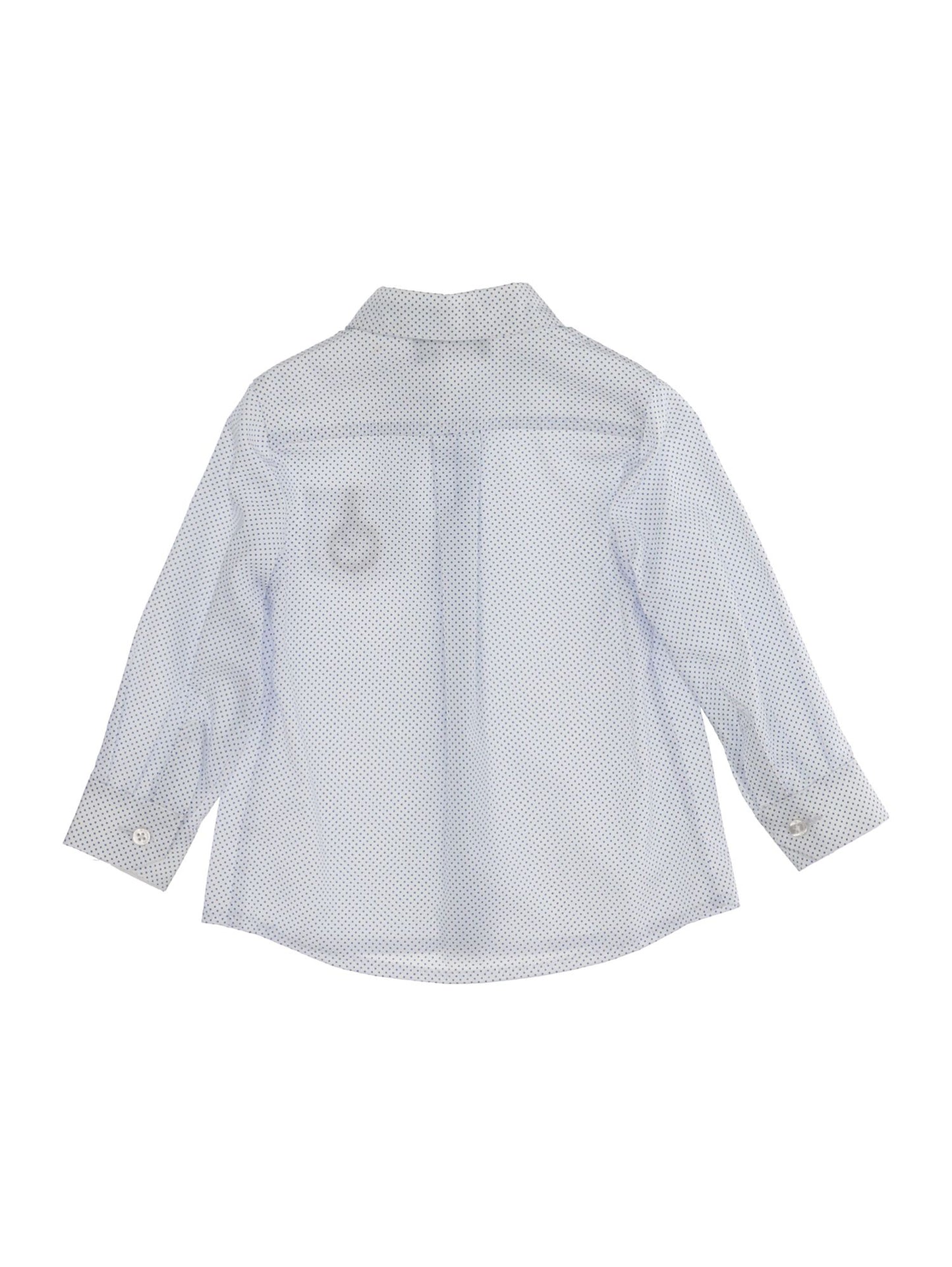 Camicia popeline microquadri taschino