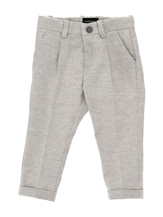 Pantaloni tela soft pinces