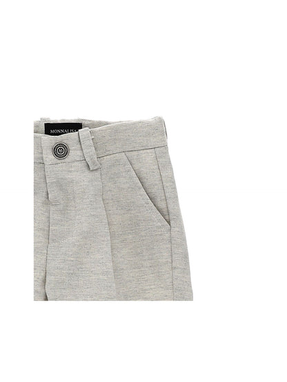 Pantaloni tela soft pinces