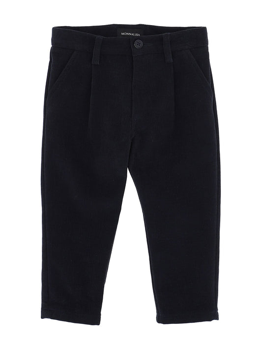 Pantaloni velluto pinces