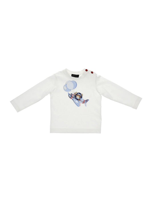 T-shirt jersey stampa aeroplano