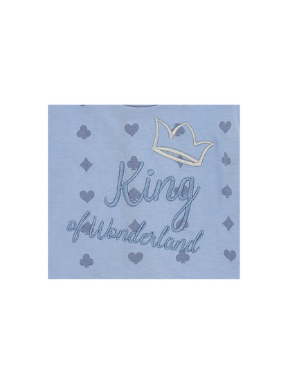 T-shirt jersey stampa carte