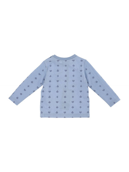 T-shirt jersey stampa carte