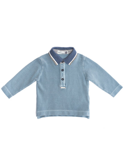 Gestrickter Polokragen