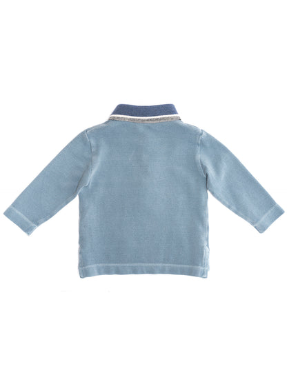 Gestrickter Polokragen