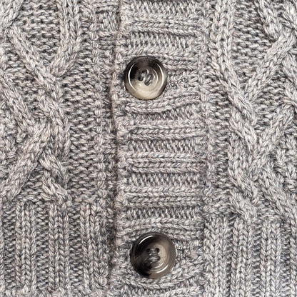 Cardigan avec tresses