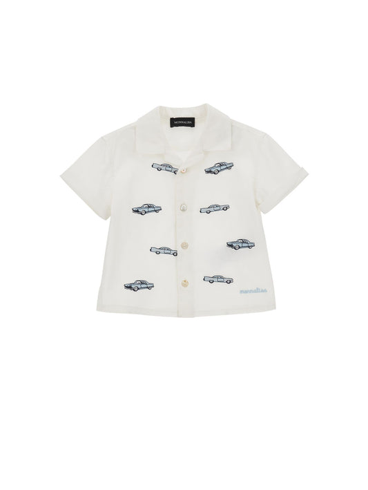 Printed cotton shirt