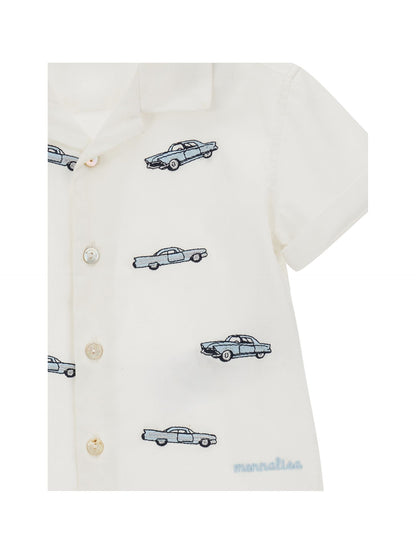 Printed cotton shirt