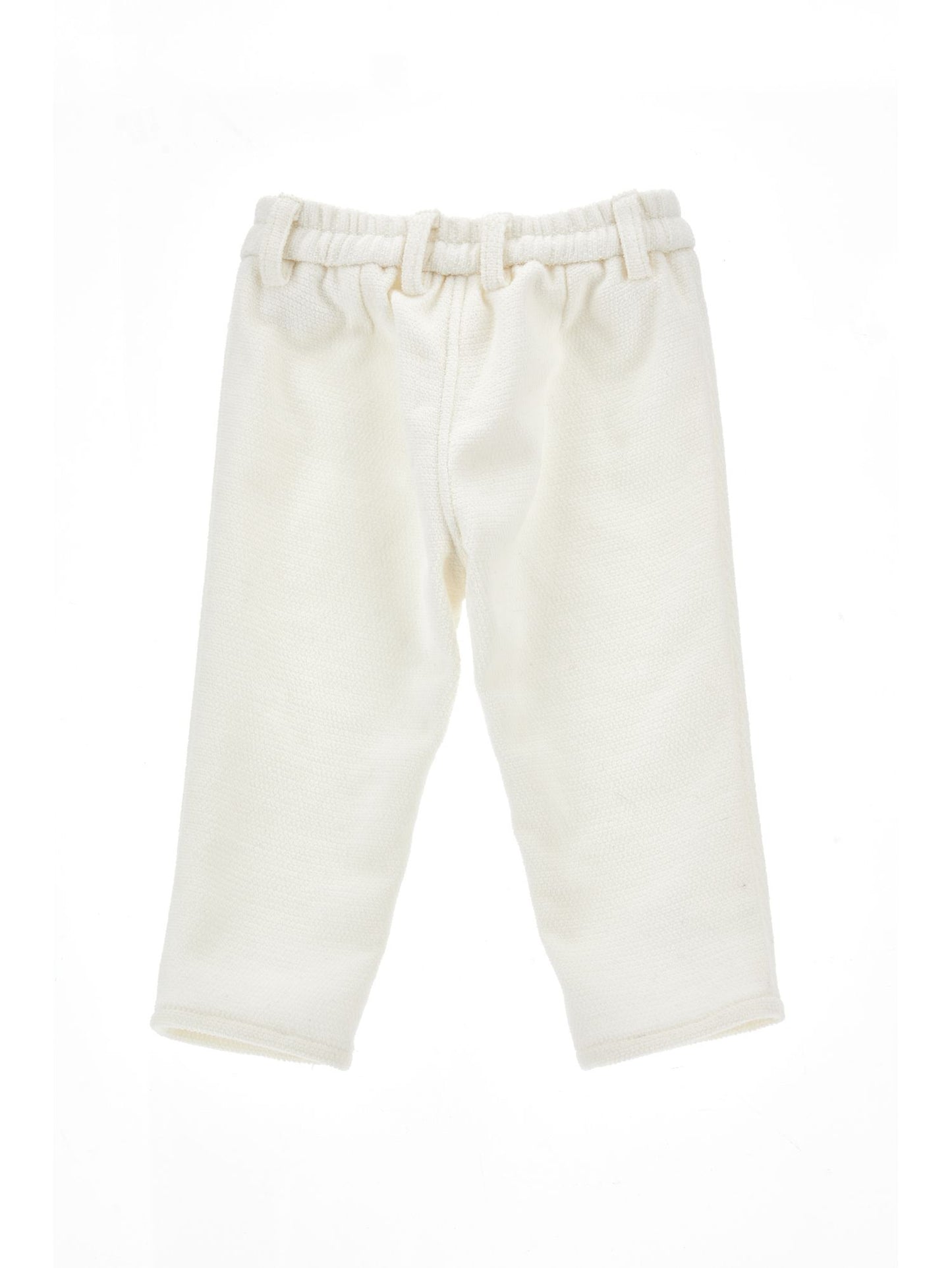 Pantaloni velluto con filetto