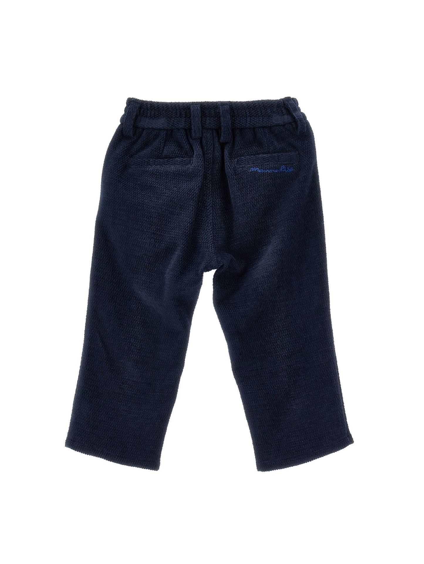 Pantaloni velluto con filetto