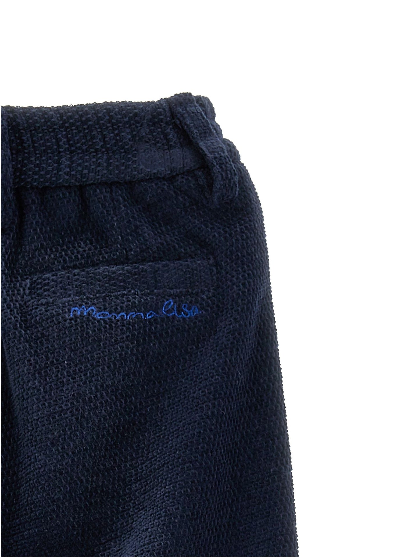 Pantaloni velluto con filetto