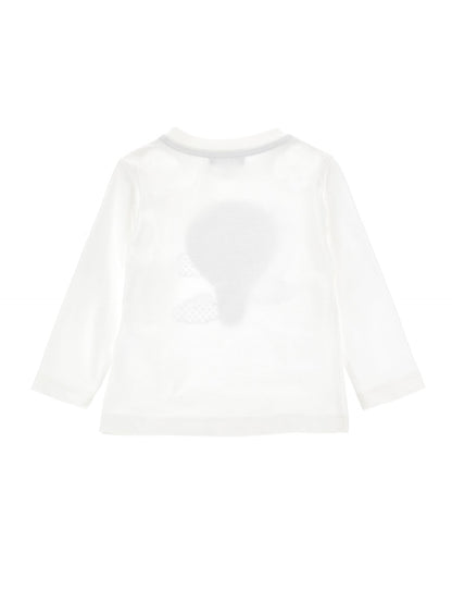T-shirt girocollo con mongolfiera