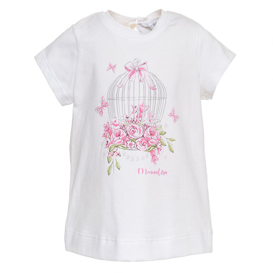 Cage print T-shirt