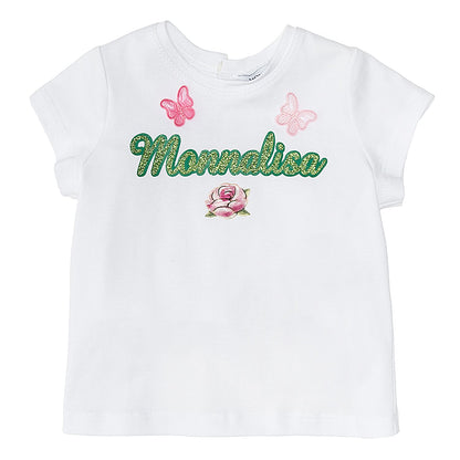 Lurex embroidered T-shirt